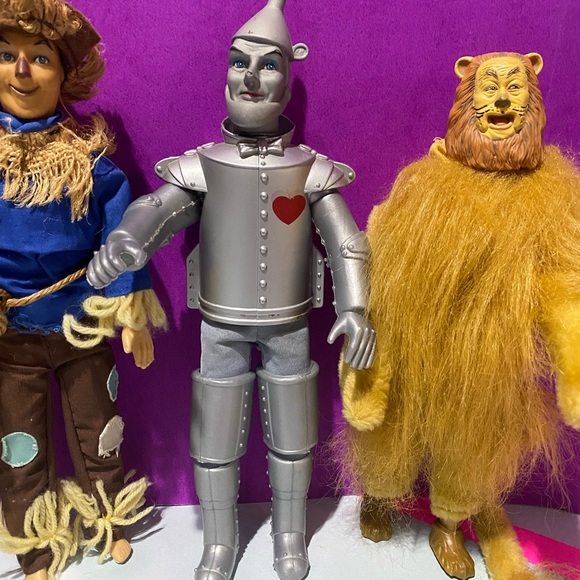 WIZARD OF OZ VINTAGE 1980s & 1990s COLLECTABLE POSABLE DOLL BUNDLE  OF 4  11.5” - Picture 3 of 16